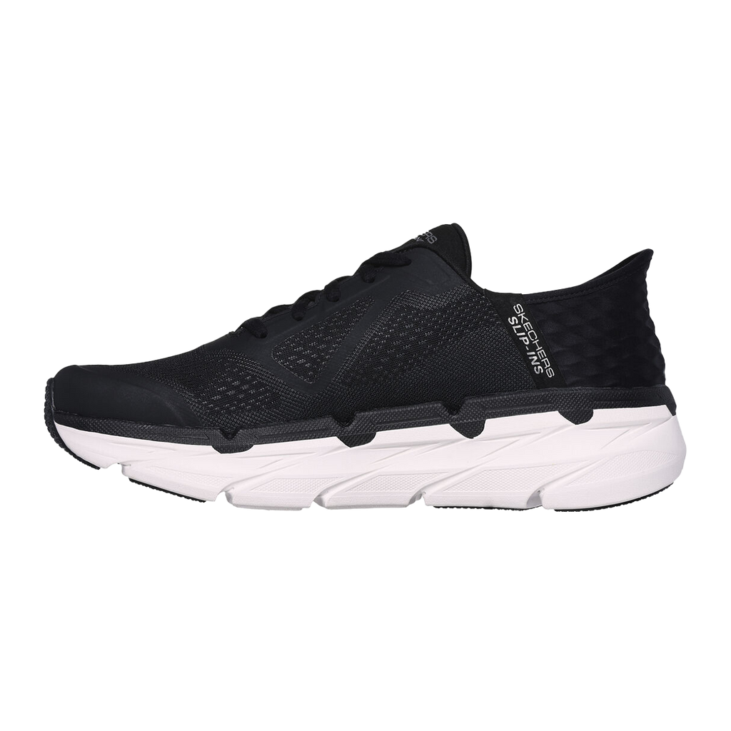 Max  Cushioning Premier ASCE — Black - White — Size D — Width 8 — Side View