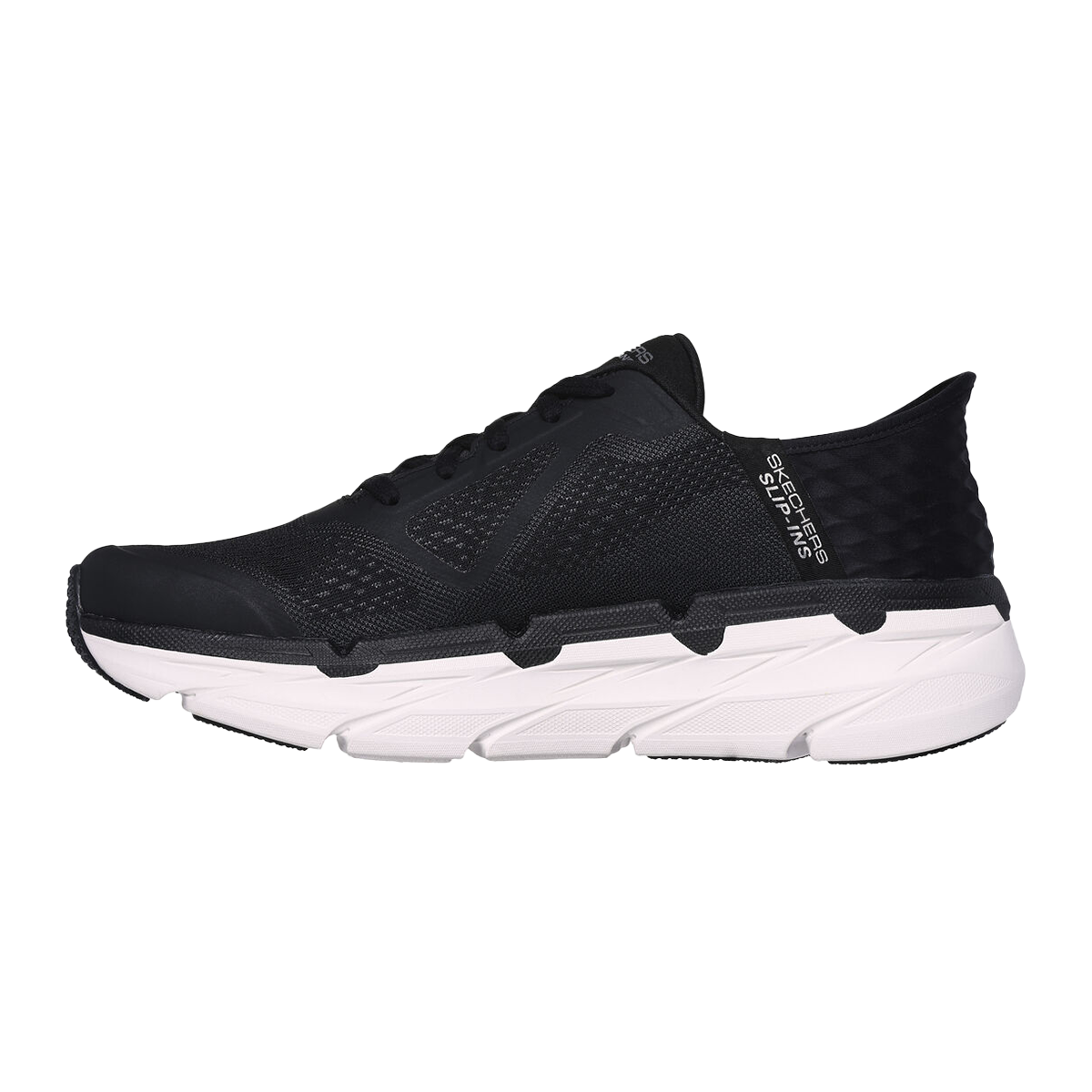 Max  Cushioning Premier ASCE — Black - White — Size D — Width 8 — Side View