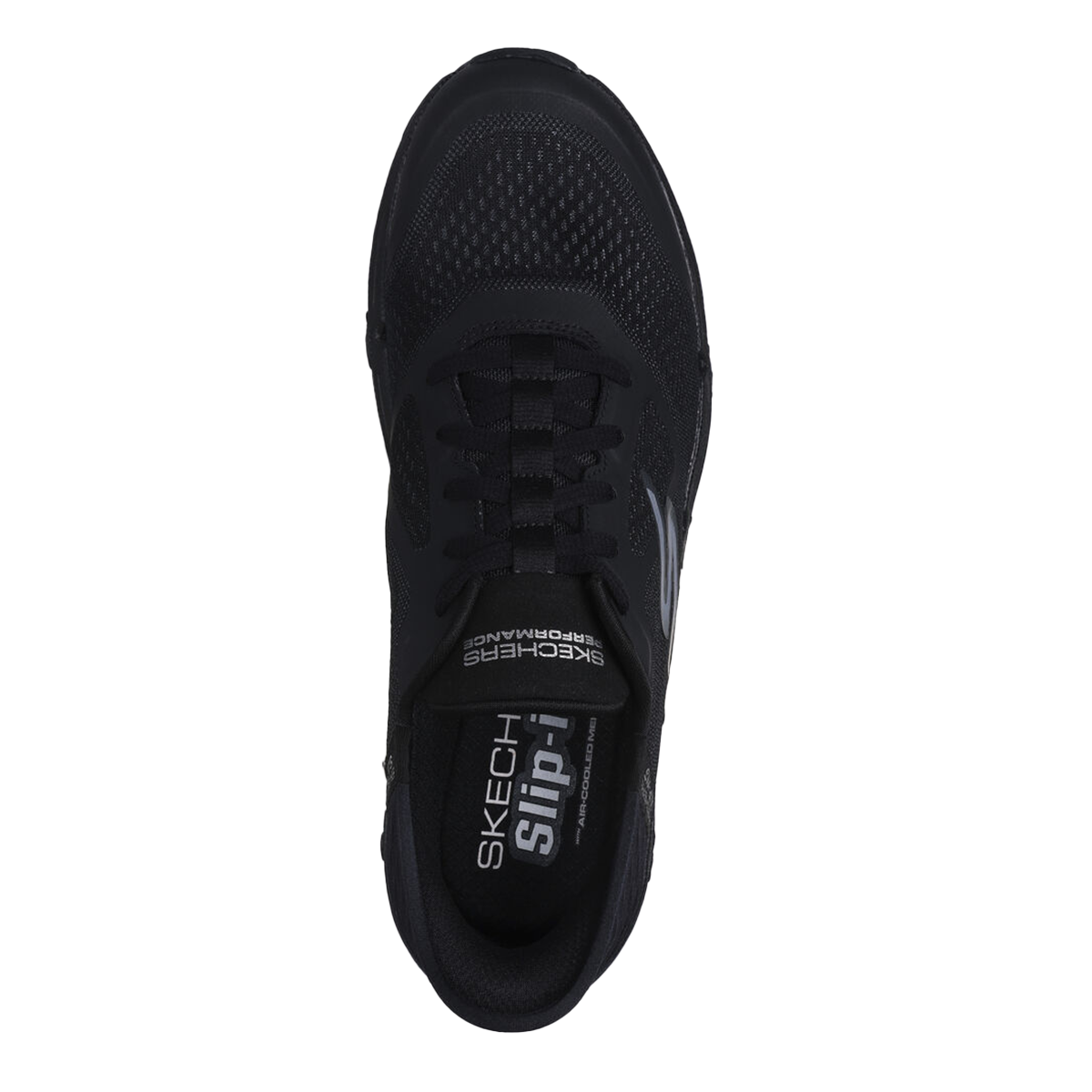 Max  Cushioning Premier ASCE — Black - White — Size D — Width 8 — Back View