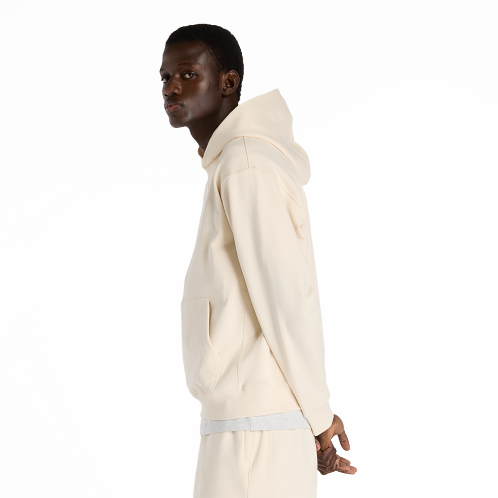 New Balance Athletics French Terry Hoodie — Permafrost — Size Large — Side View