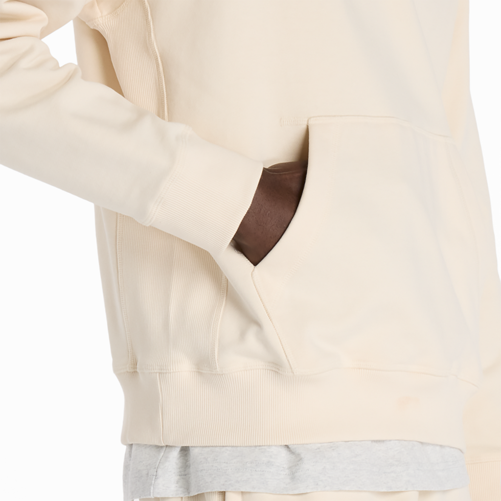 New Balance Athletics French Terry Hoodie — Permafrost — Size Large — Detail View
