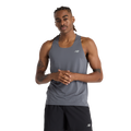 New Balance Race Day Tank — Gt Graphite — Size Medium — Front View