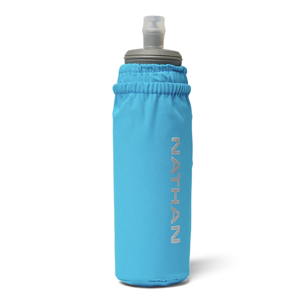 Nathan Pinnacle 14oz Soft Flask — Sage Green - Reflective Silver — Alternate View 30