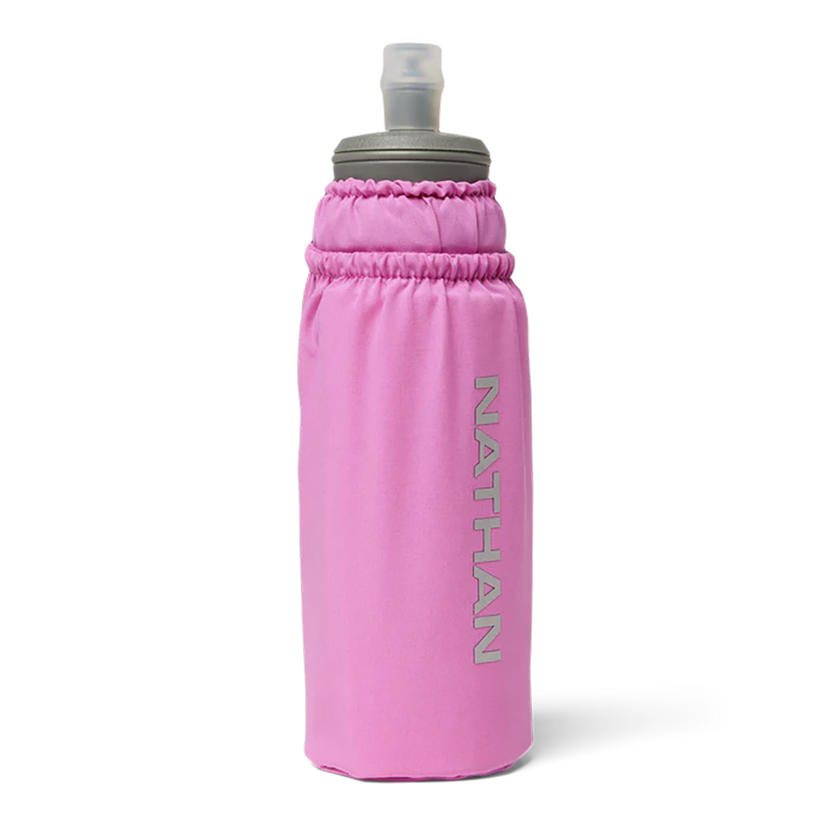 Nathan Pinnacle 14oz Soft Flask — Sage Green - Reflective Silver — Alternate View 27
