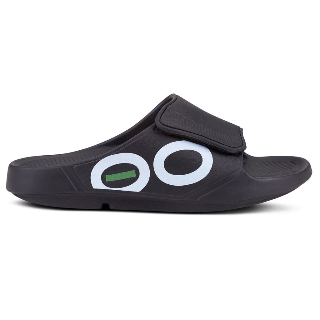 Oofos OOahh Sport Flex — Matte Black — Size D — Width 4 M / 6 W — Alternate View 27