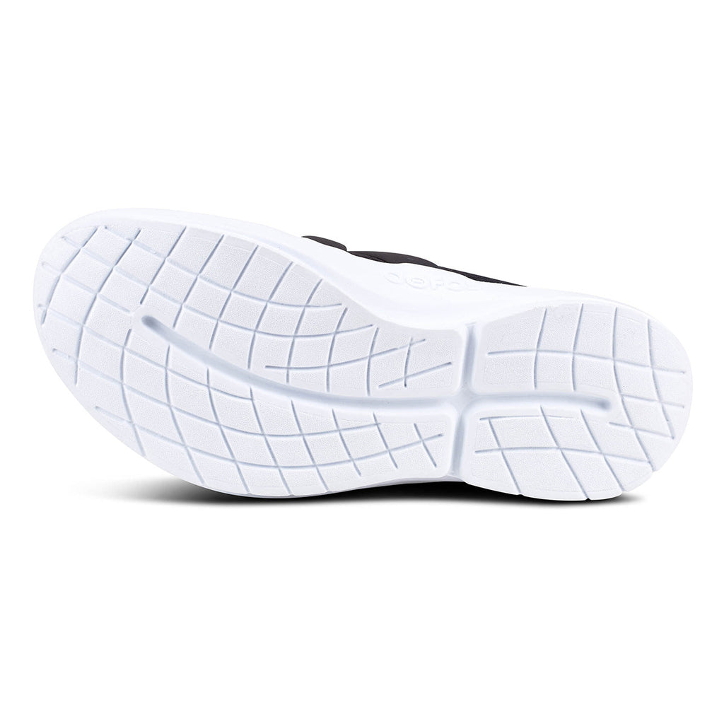 Oofos OOmg Low — White - Black — Size D — Width 8 — Alternate View 8