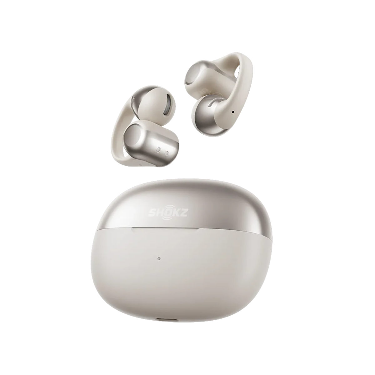 Shokz OpenDots ONE — Grey — Side View