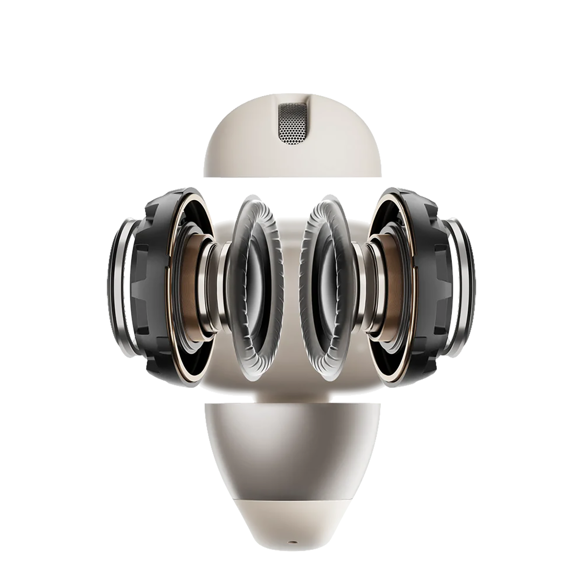 Shokz OpenDots ONE — Grey — Back View
