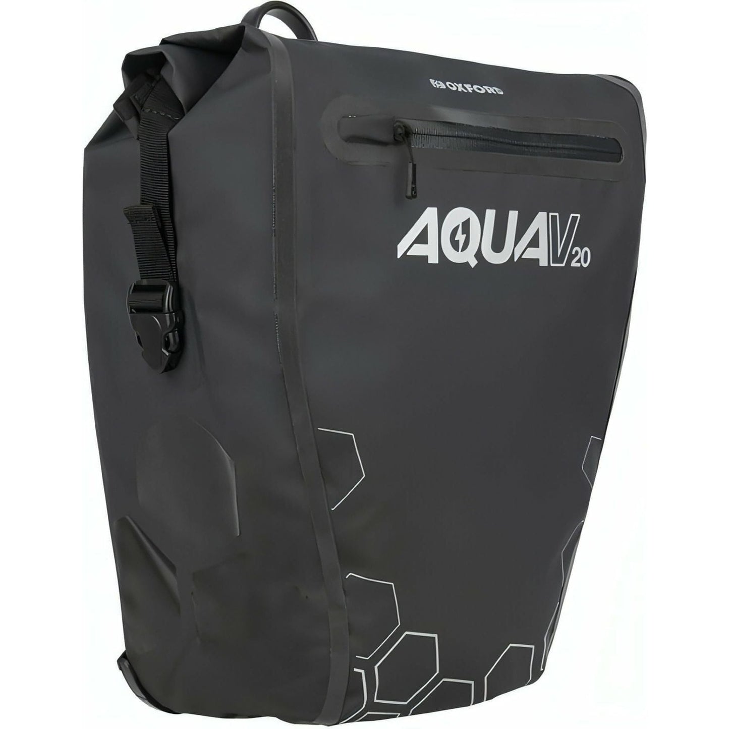 Oxford Aqua V 20L Single QR Pannier Bag - Black
