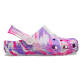 Crocs Classic Glow Marbled Clog — Prep Blue - Multi — Size C — Width 6 — Front View