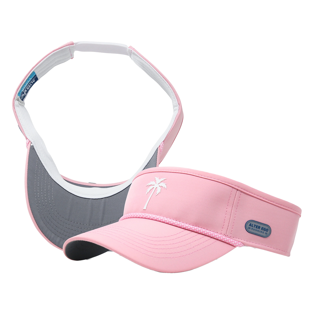 Alter Ego Visor Splash — Green Yellow Palm — Top View