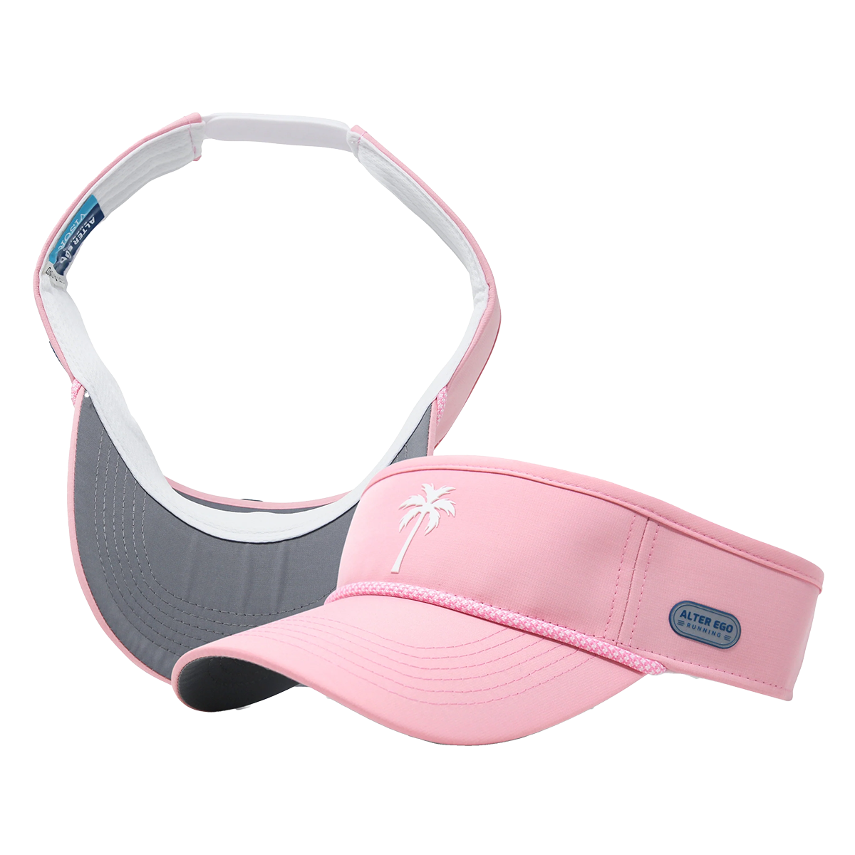 Alter Ego Visor Splash — Green Yellow Palm — Top View