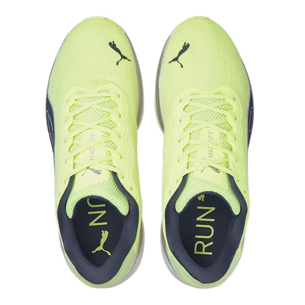 Puma Magnify Nitro — Dark Slate - Nitro Blue - Fizzy Light — Size D — Width 8 — Back View