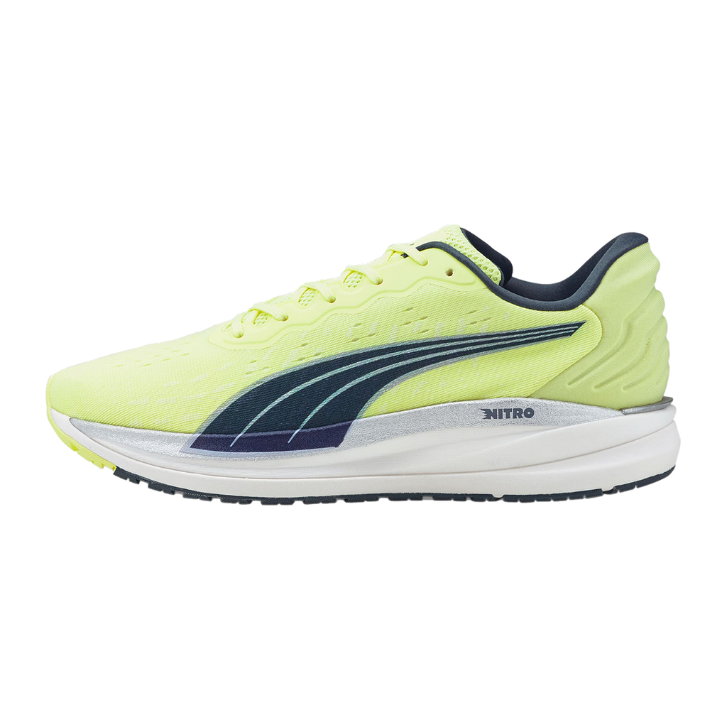 Puma Magnify Nitro — Dark Slate - Nitro Blue - Fizzy Light — Size D — Width 8 — Side View