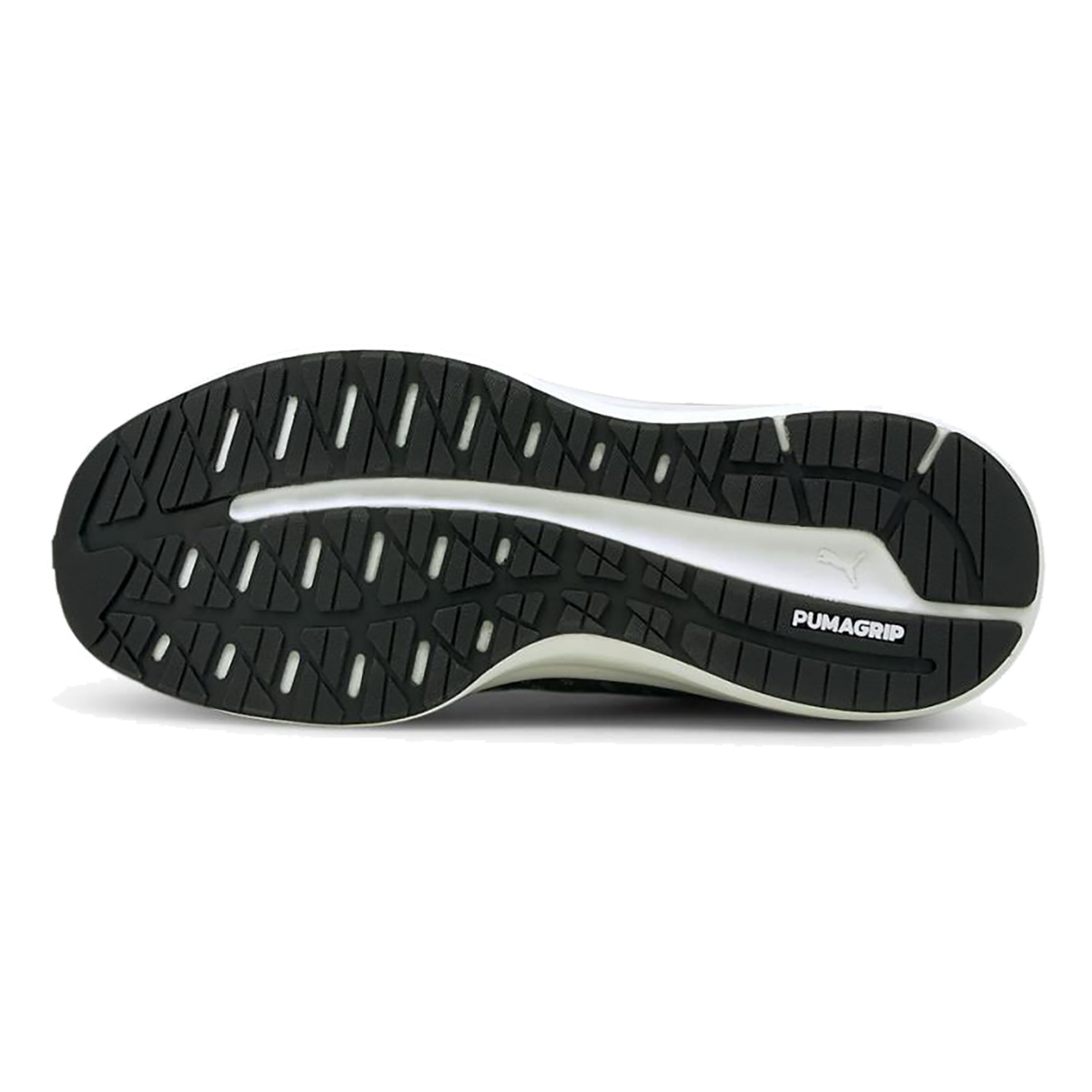 Puma Magnify Nitro — Black - Castlerock - White — Size B — Width 6.5 — Top View