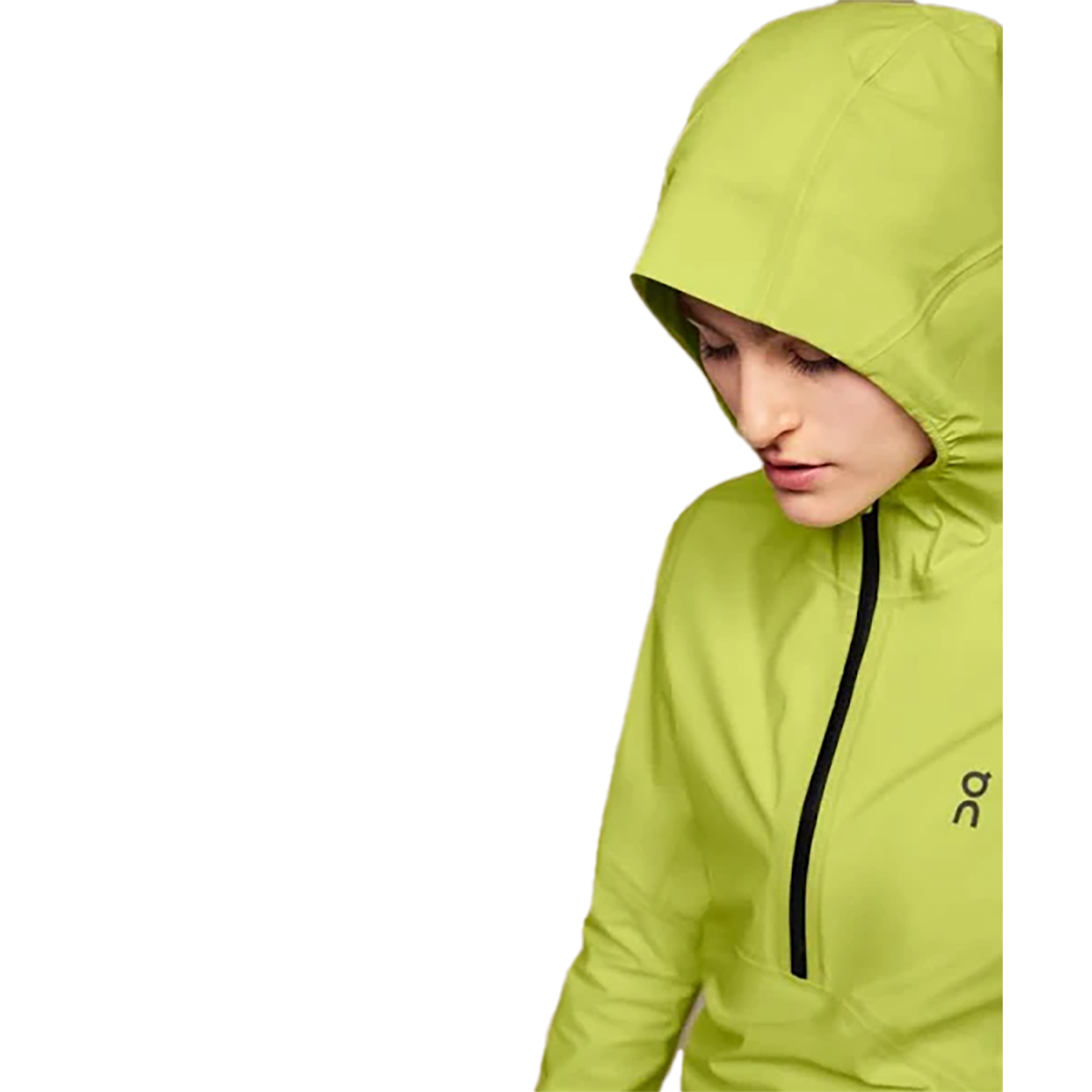 ON Waterproof Anorak — Zest — Size Large — Side View