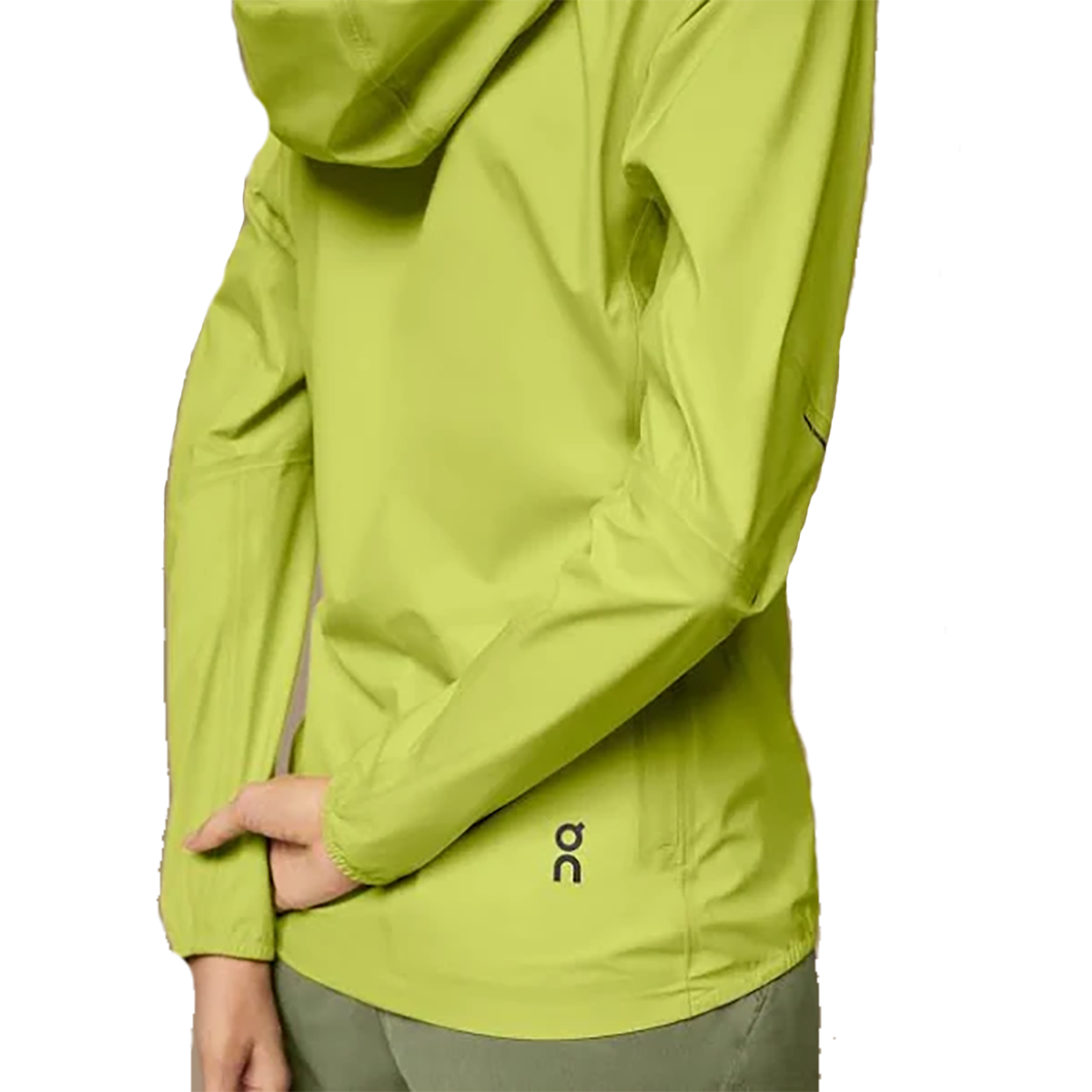 ON Waterproof Anorak — Zest — Size Large — Back View