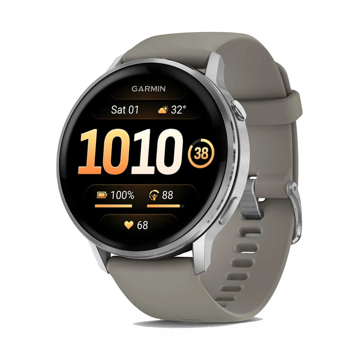 Garmin Venu 4 — Lunar Gold with Bone — Size 41 mm — Alternate View 15