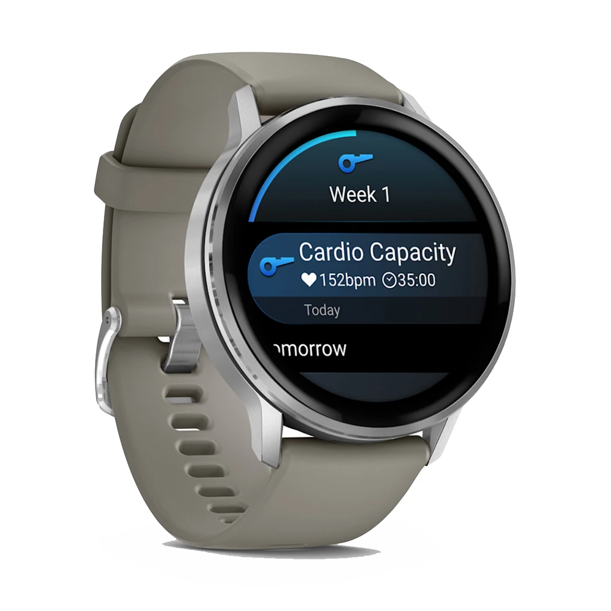 Garmin Venu 4 — Lunar Gold with Bone — Size 41 mm — Alternate View 17