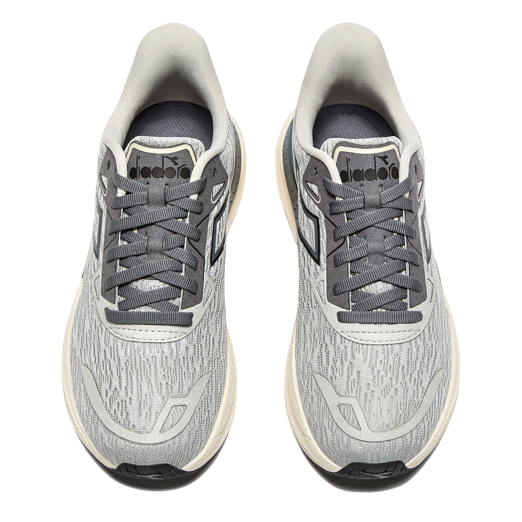 Diadora Nucleo 2 — Silver DD - Whisper White — Size Y — Width 3.5 — Side View