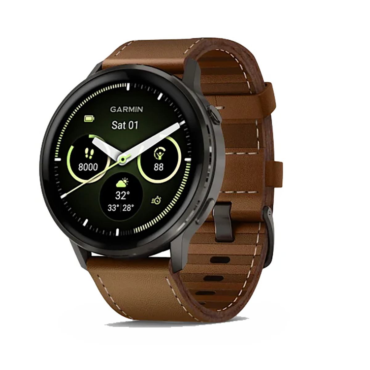 Garmin Venu 4 — Lunar Gold with Bone — Size 41 mm — Alternate View 30