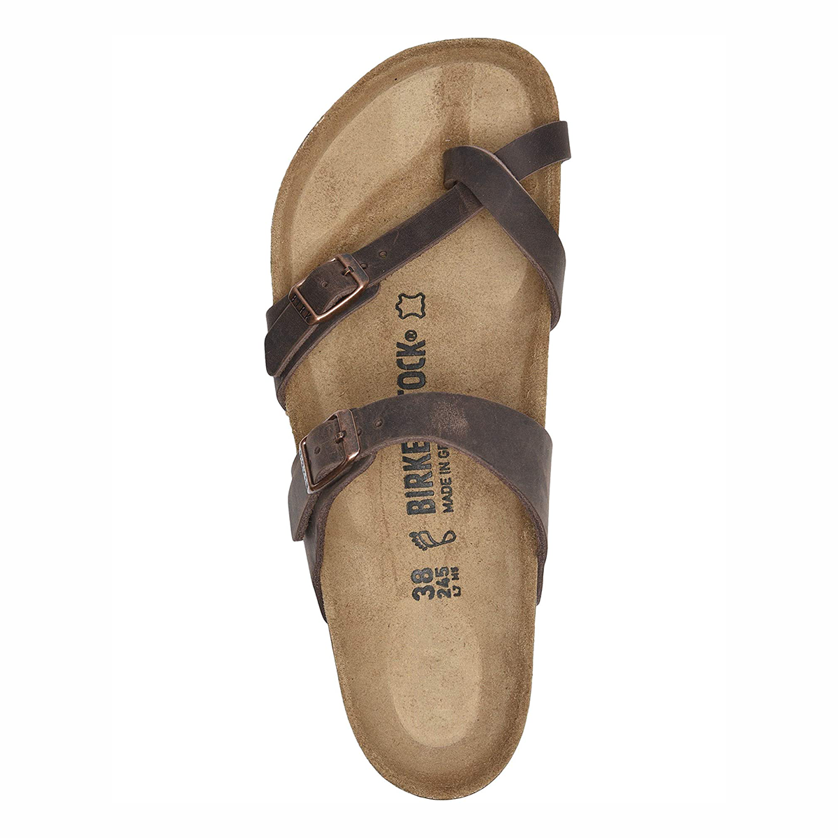 Birkenstock Mayari Oiled Leather — Black — Size B — Width 40 — Alternate View 8