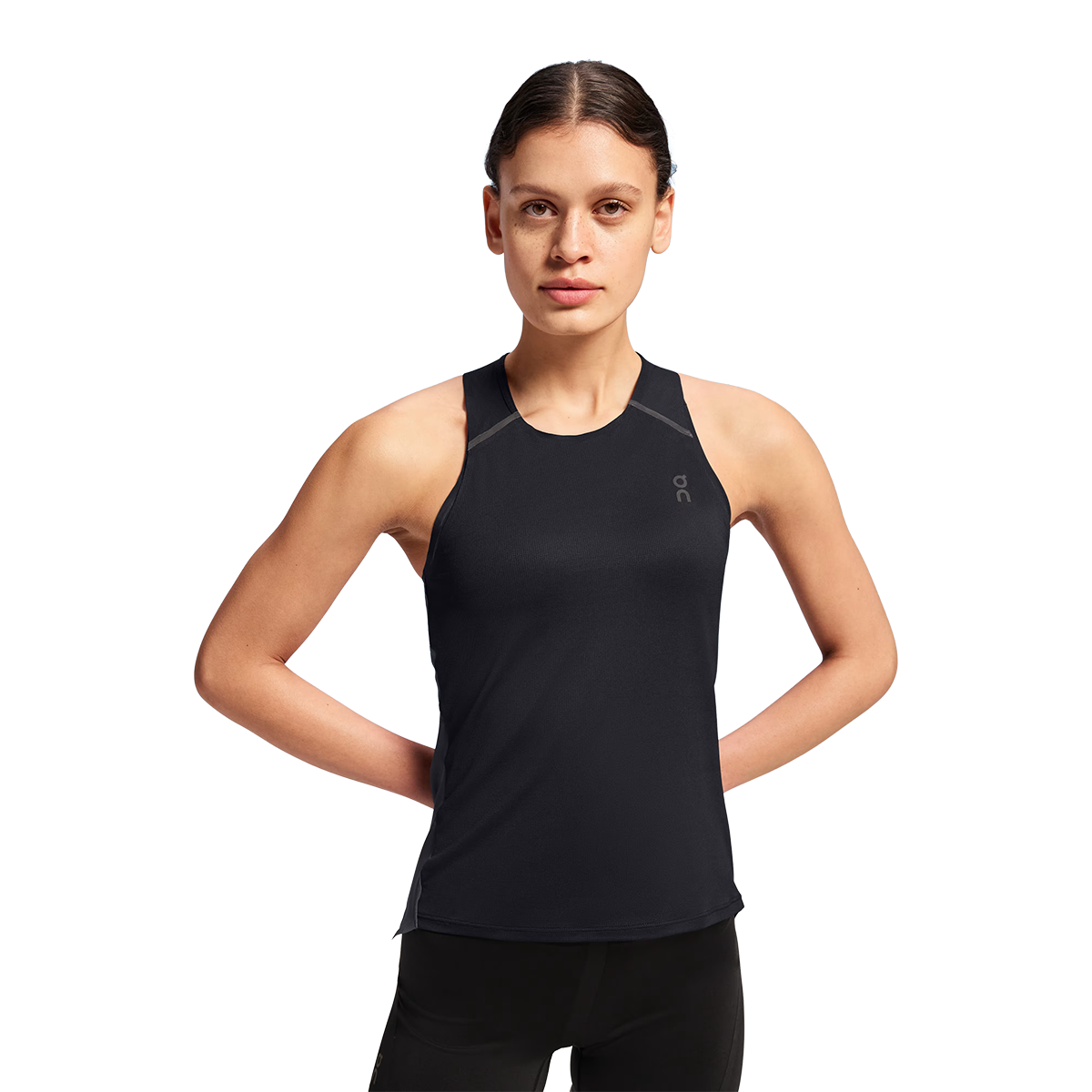 On Performance Tank Black - Eclipse — Black - Eclipse — Size Large — Front View