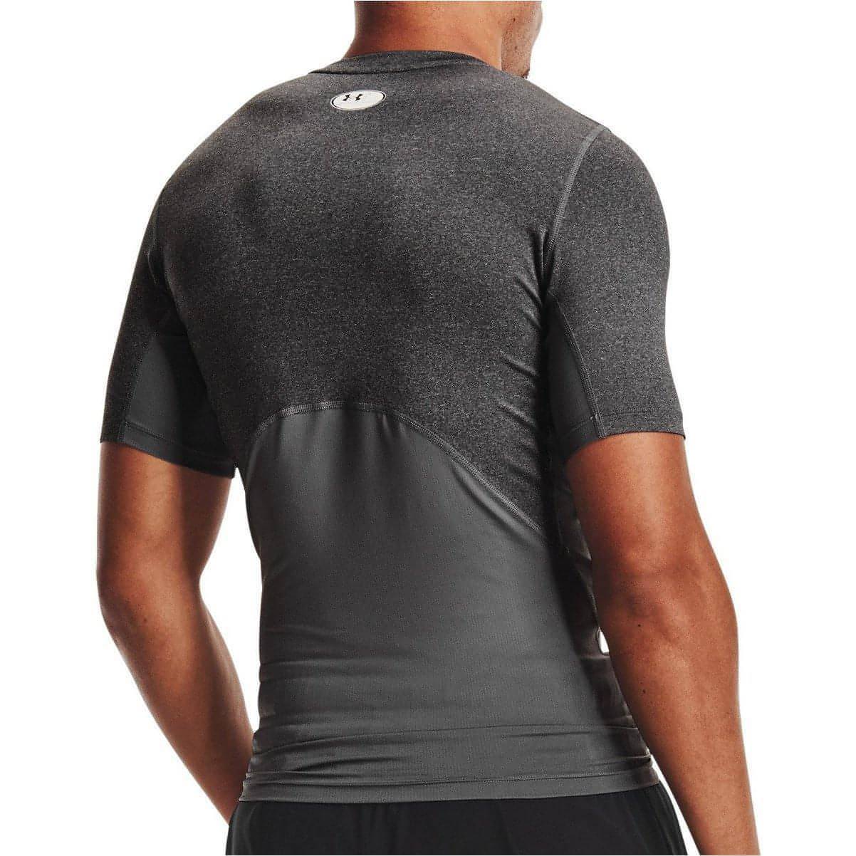 Under Armour HeatGear Armour Short Sleeve Mens Compression Top - Grey