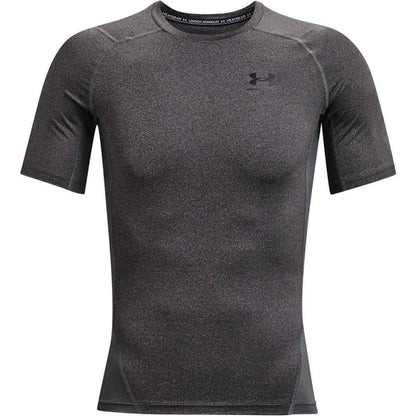 Under Armour HeatGear Armour Short Sleeve Mens Compression Top - Grey