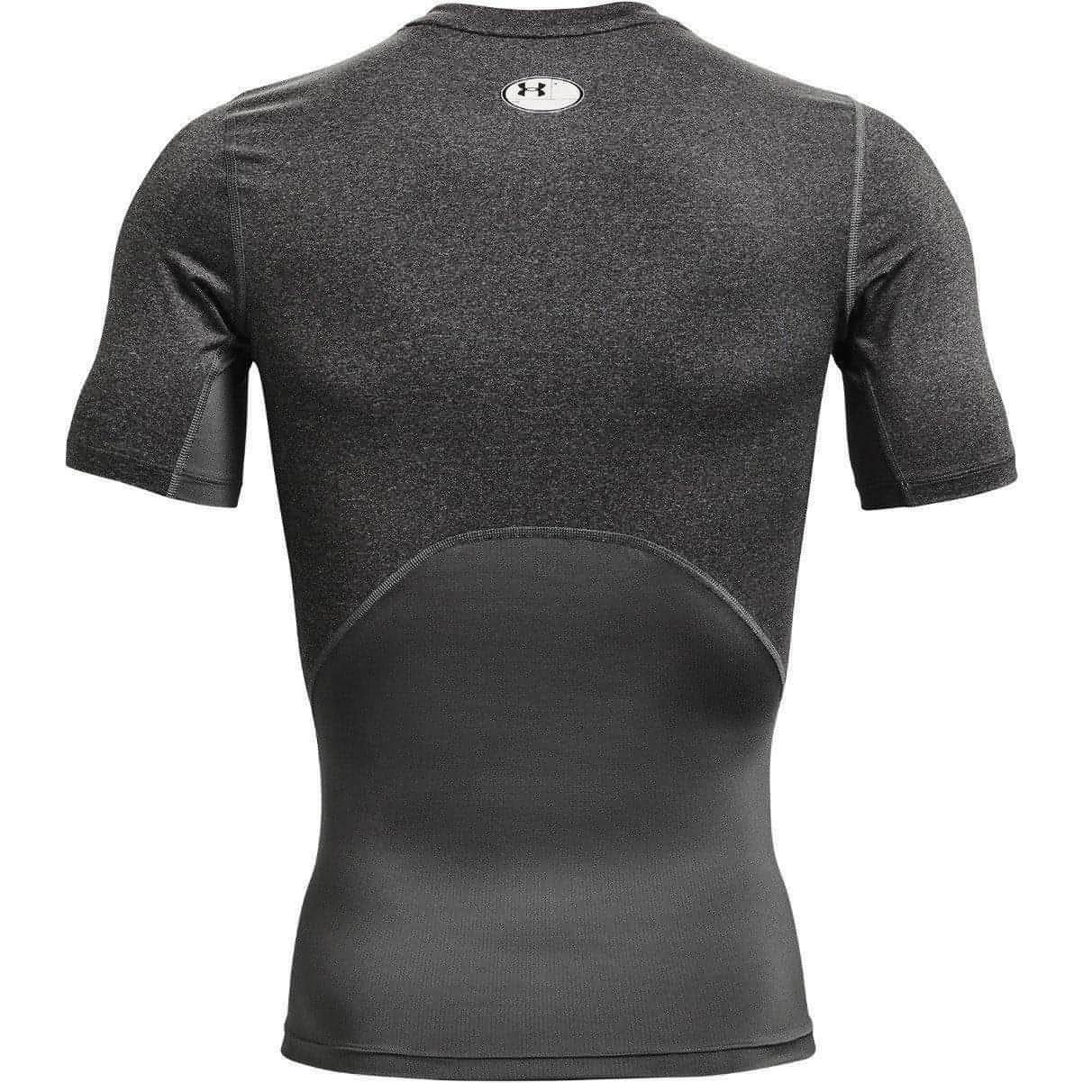 Under Armour HeatGear Armour Short Sleeve Mens Compression Top - Grey