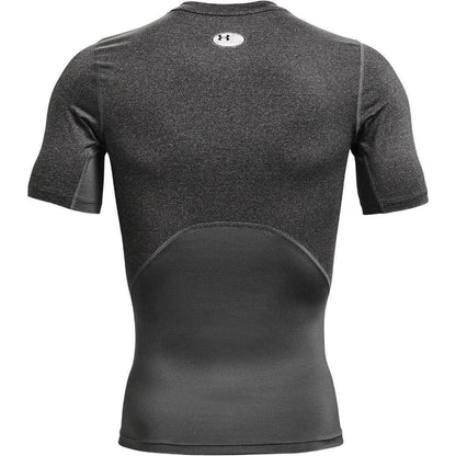 Under Armour HeatGear Armour Short Sleeve Mens Compression Top - Grey