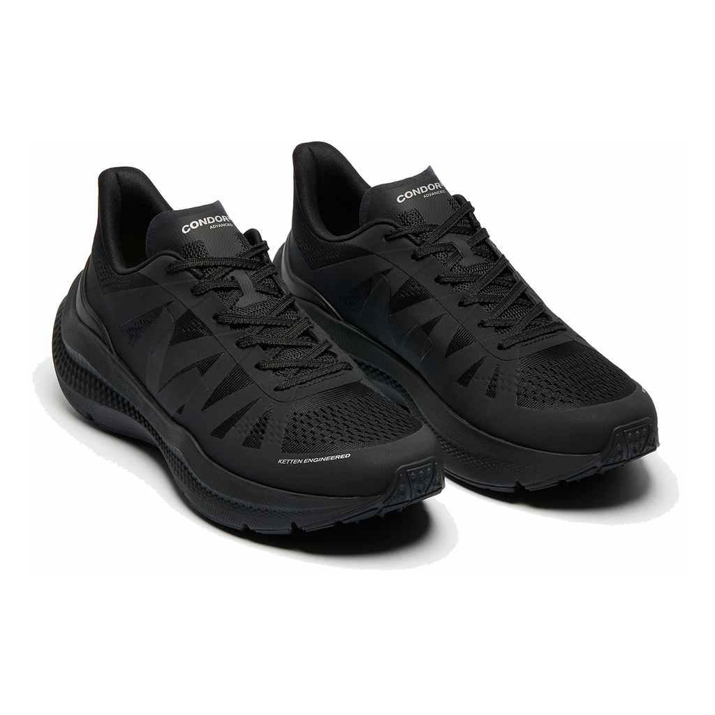 VEJA Condor 3 ADV — Full Black — Size D — Width 43 — Side View