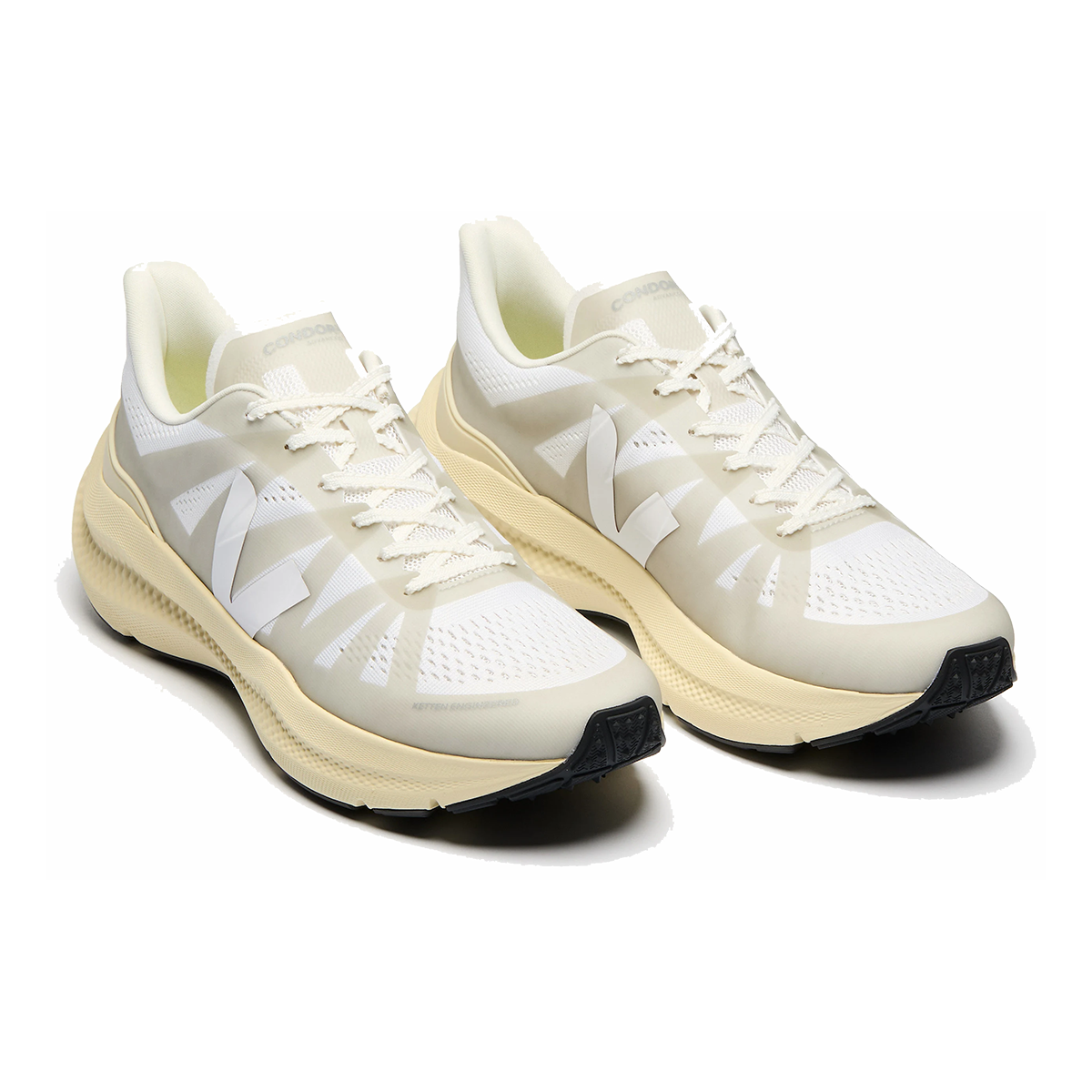 VEJA Condor 3 ADV — Full White — Size B — Width 38 — Side View