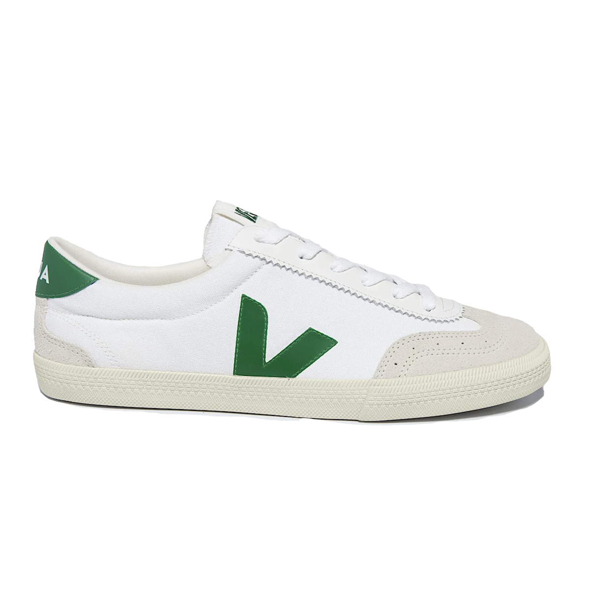 VEJA Volley — White - Black — Size D — Width 41 — Detail View