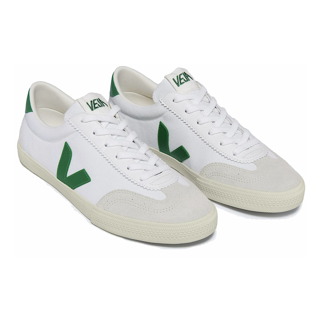 VEJA Volley — White - Black — Size D — Width 41 — Lifestyle View