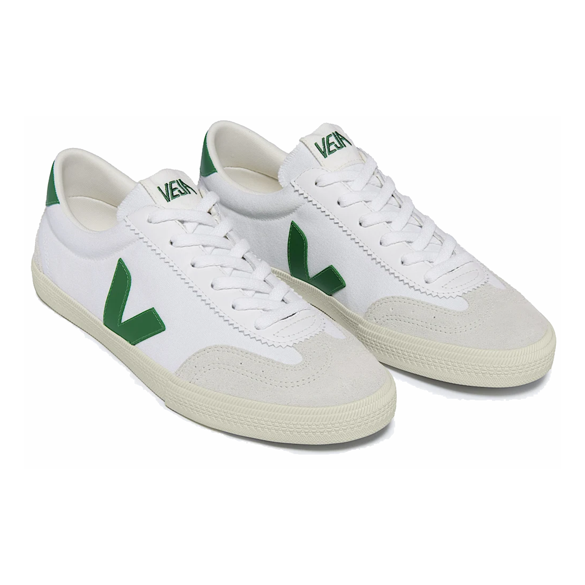 VEJA Volley — White - Black — Size B — Width 36 — Lifestyle View