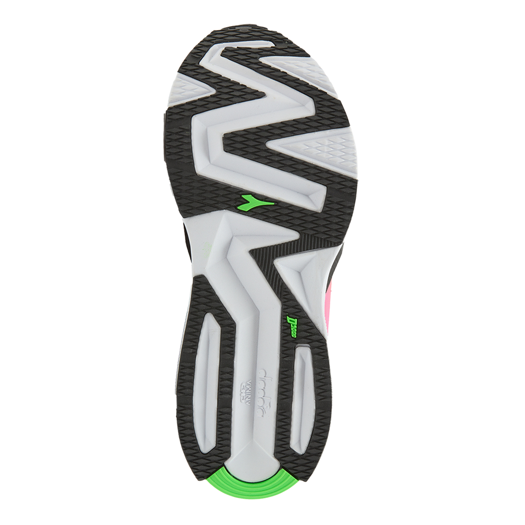Diadora Atomo V7000 — White - Green Fluo - Pink Fl — Size B — Width 10 — Alternate View 7