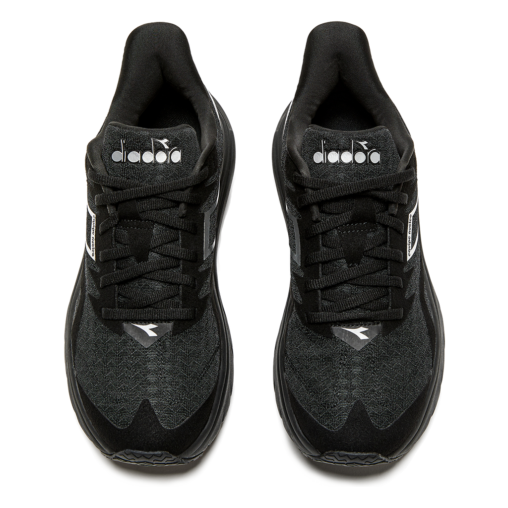 Diadora Equipe Nucleo — Black - Silver - White — Size B — Width 10 — Alternate View 11