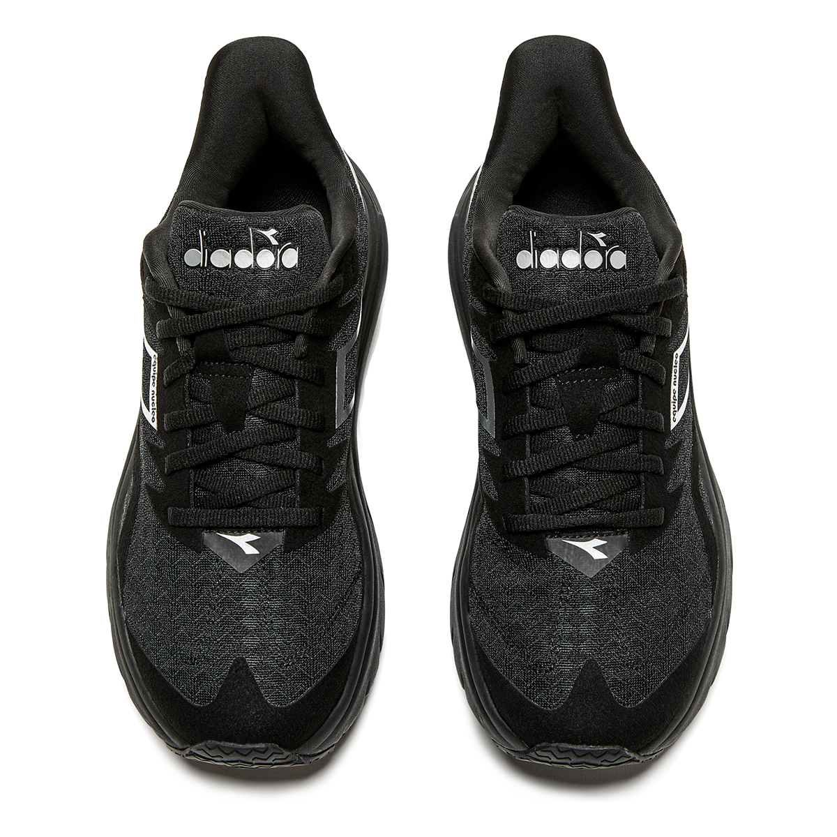 Diadora Equipe Nucleo — Black - Silver - White — Size B — Width 10 — Alternate View 11