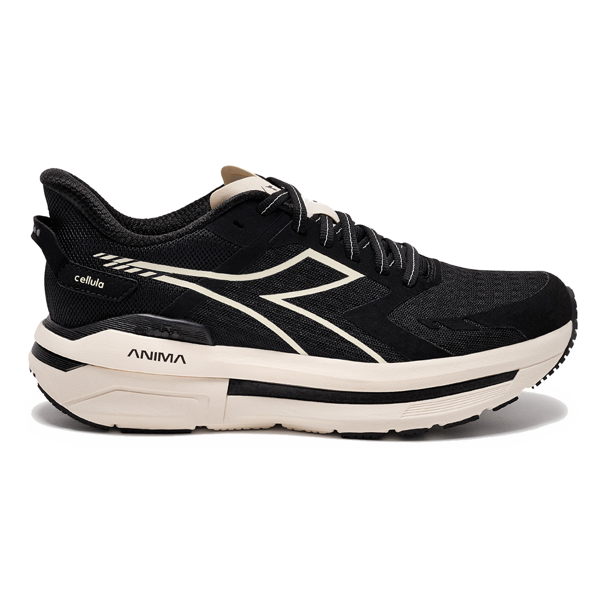 Diadora Cellula — Black - Whisper White — Size B — Width 6 — Alternate View 21