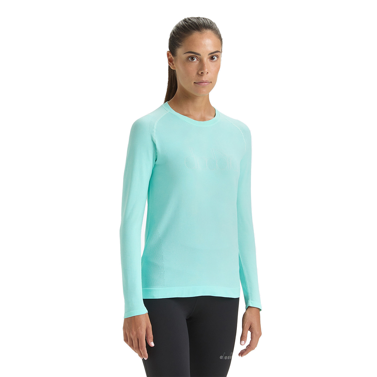Diadora Skin Friendly Longsleeve — Black — Size XSmall — Back View