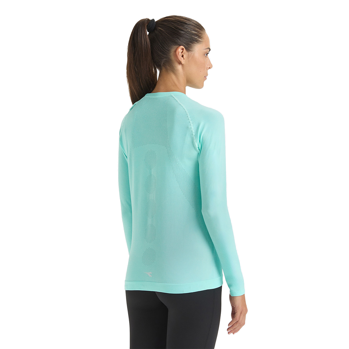Diadora Skin Friendly Longsleeve — Black — Size XSmall — Detail View