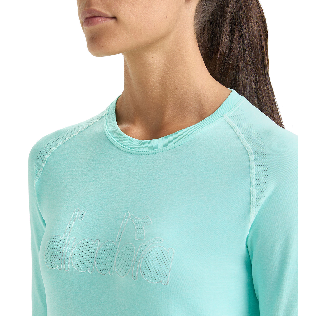 Diadora Skin Friendly Longsleeve — Black — Size XSmall — Lifestyle View