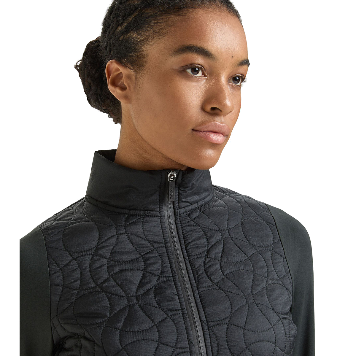 Diadora Run Winter Protection Jacket — Black — Size XSmall — Top View