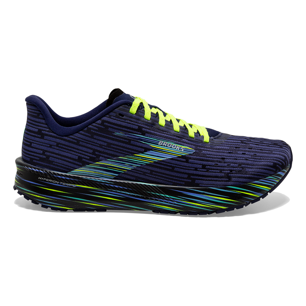 Brooks Hyperion Tempo Run Boston — Navy - Nightlife - Blue — Size B — Width 6.5 — Front View