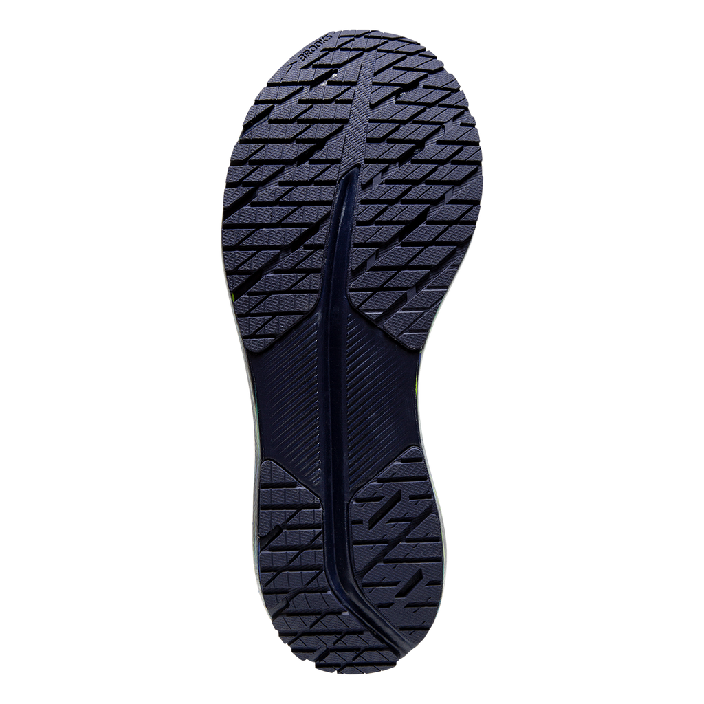 Brooks Hyperion Tempo Run Boston — Navy - Nightlife - Blue — Size B — Width 6.5 — Top View