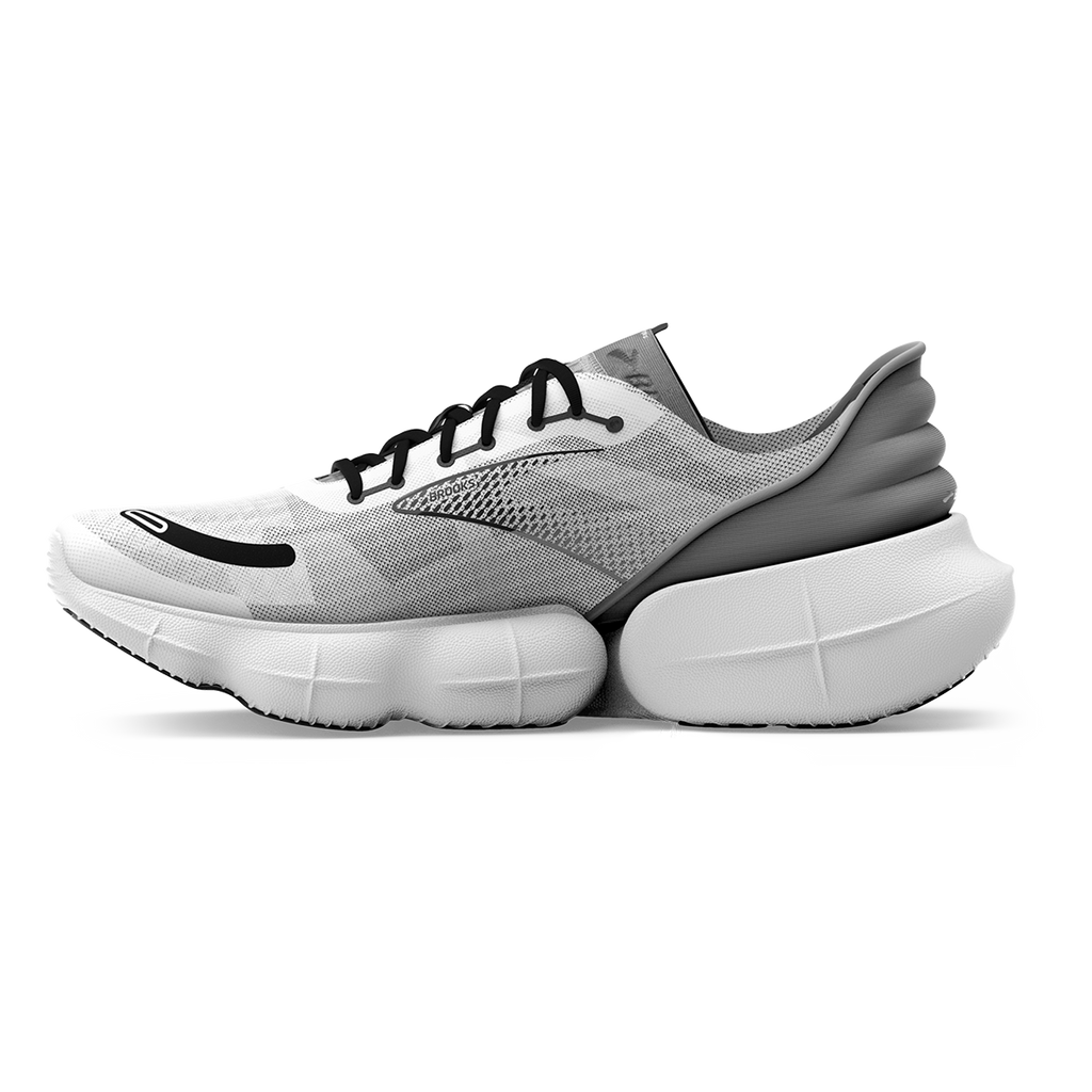 Brooks Aurora-BL — Grey - Coral - Black — Size B — Width 10.5 — Lifestyle View