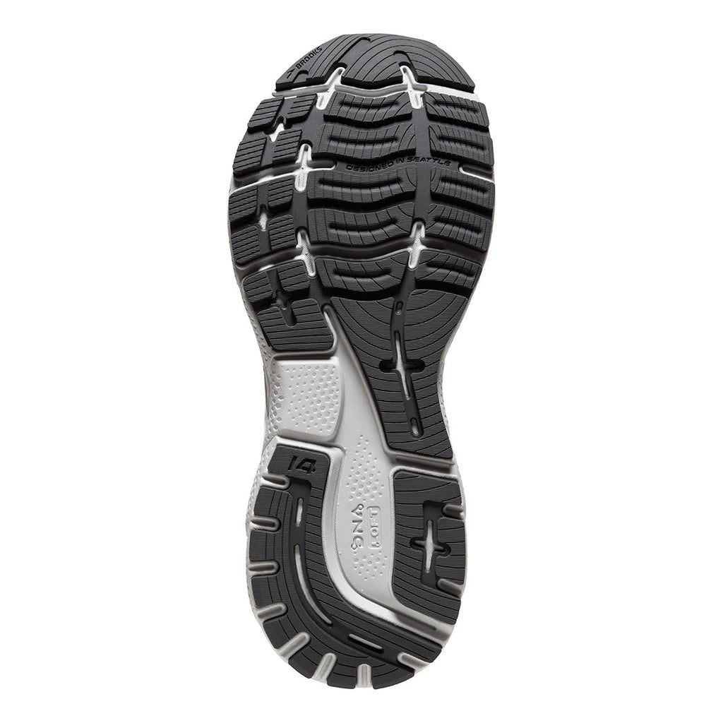 Brooks Ghost 14 — Black - Pink - Yucca — Size B — Width 8.5 — Top View