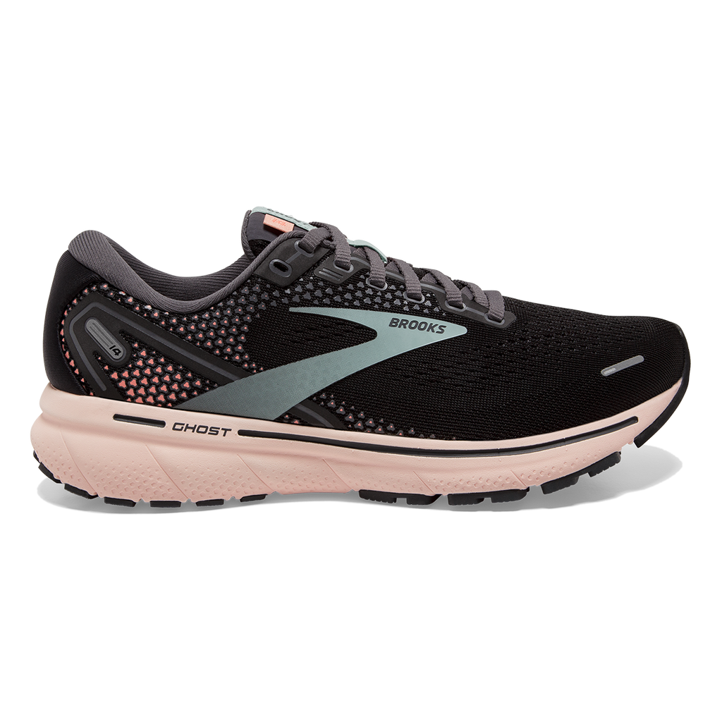Brooks Ghost 14 — Black - Pink - Yucca — Size B — Width 8.5 — Alternate View 21