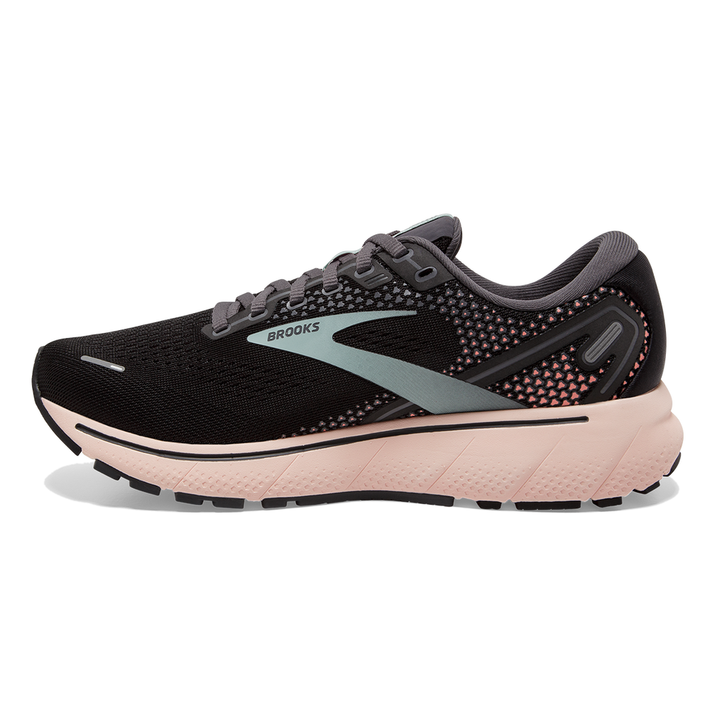Brooks Ghost 14 — Black - Pink - Yucca — Size B — Width 8.5 — Alternate View 22